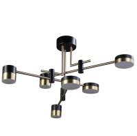 Люстра  подвесная ZORTES LUNAR ZRS.1805.06, Мощность - 60Вт, Тип лампы: LED, В -380мм / Ш - 600мм / Ш - ø600мм