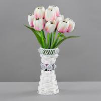 205-01-Pink+WH-9 (Тюльпан)