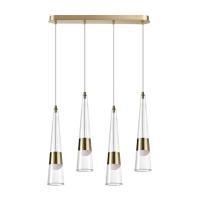 5043/42L L-VISION ODL24 435 глянц.золото/прозрачный/металл/стекло Люстра LED 42W 3000K 4167Лм LUMP