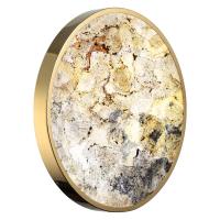 5079/50L L-VISION ODL24 535 зол/серо-бежевый/металл/натур.камень/акрил Настенный светильник с переключ.цветов.темпер. LED 50W 3000К/4000K/6000K BERGI