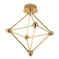 6035/12S-52W-3500K Люстра светодиодная потолочная золото ELVAN