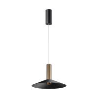 358985 OVER NT22 328 бронза светлая/черный Светильник светодиодный накладной, провод 2м IP20 LED 4000K 15W 220V ALBA