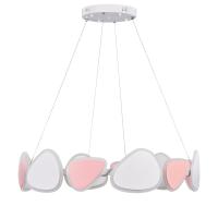 5612/99L LEDIO LN23 154 белый, розовый Люстра LED диммир. с ДУ 116W 3000-6000К 9576Лм 220V KUMIKO