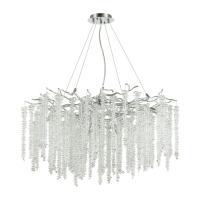 5004/14 HALL ODL23 637 серебристый/прозрачный металл/хрусталь Люстра G9 14*40W BANCHE