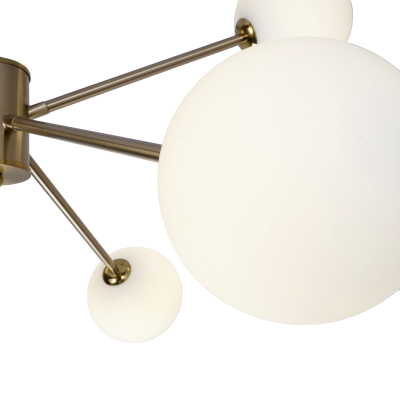 Cветильник на штанге Zortes Ragy ZRS.1893.06, Мощность - Зависит от лампы, Тип лампы: E14, В -400мм / Ш - ᴓ700мм