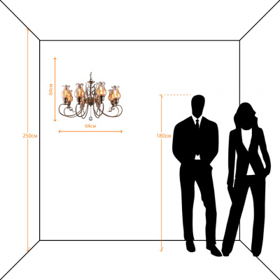 Люстра Arte Lamp LUCIANA