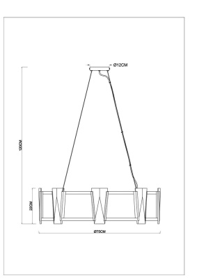 Подвесная люстра Arte Lamp Grato A4079LM-8CC