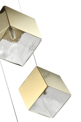 Люстра  подвесная ZORTES ICE CUBE ZRS.1005.05, Мощность - 50Вт , Тип лампы: G9, В -1800мм/650мм / Ш - 350мм