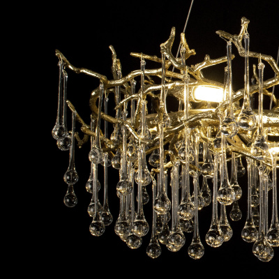 10068/1000 GD  Подвесная люстра LOFT IT Bijout