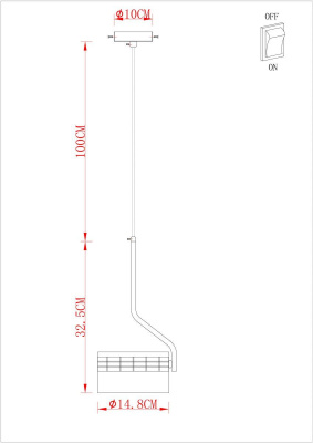 Подвесной светодиодный светильник Arte Lamp Mosaic A2094SP-1BK