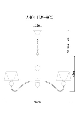 Люстра Arte Lamp TURANDOT