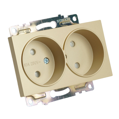 Розетка STEKKER GLS10-7113-08