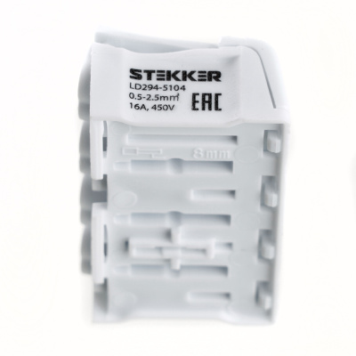 Клемма пружинная STEKKER LD294-5104