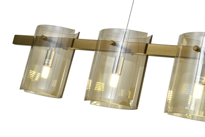 Люстра  подвесная ZORTES RONY ZRS.1200.05, Мощность - 50Вт, Тип лампы: G9, В -1500мм / Ш - 1200мм / Г - 170мм