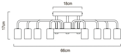 Потолочная люстра Arte Lamp GELO