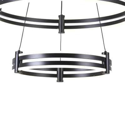 Подвесной светильник Zortes DUBLE-R ZRS.30514.09, Мощность - 125Вт, Тип лампы: LED, В -1500мм/350мм / Ш - Ø400мм+600мм