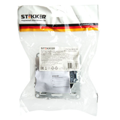 Розетка STEKKER PST16-9110-03
