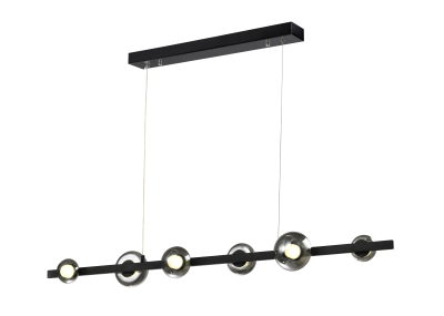 Люстра  подвесная ZORTES FRITTO ZRS.1888.06, Мощность - 24Вт, Тип лампы: LED, В -1650мм / Ш - 1200мм / Г - 120мм