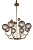 7660-8хG9-GlCl Люстра подвесная золотая ELVAN- витринный образец от интернет магазина Elvan.ru