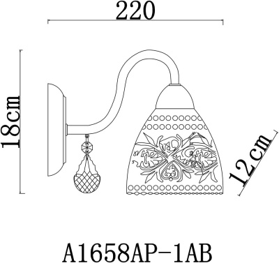 Бра Arte Lamp RUGIADA