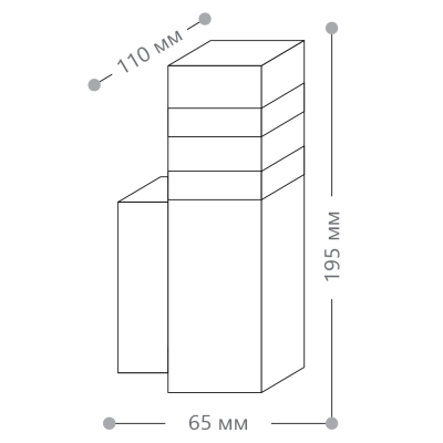 Светильник садово-парковый FERON DH0806