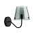 6570/1W MODERNI LN25 103 черный/дымчатый/металл/стекло Бра G9 1*20W 220V SMOKY