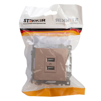 Розетка STEKKER GLS10-7115-02