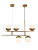7661-5хE14-GlWh Люстра подвесная золотая ELVAN