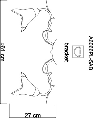 Потолочная люстра Arte Lamp BARBARA