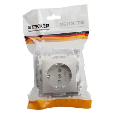 Розетка STEKKER GLS16-7110-03