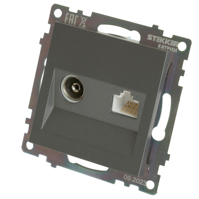 Розетка STEKKER GLS00-7106-06
