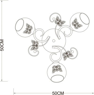 Потолочная люстра Arte Lamp ALESSANDRA