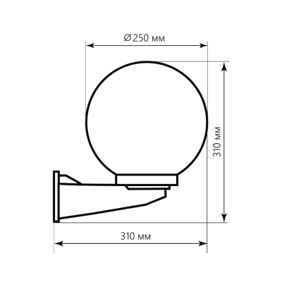 Светильник садово-парковый FERON НБУ 01-60-251