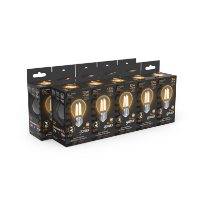 Светодиодная лампа Gauss Шар 13W 1100Lm 2700K E27 105802113