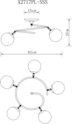Потолочная люстра Arte Lamp BROOKE