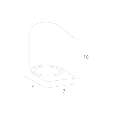 Фасадный светильник Arte Lamp DOPPIO