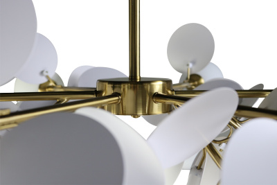 Люстра  подвесная ZORTES FLORET ZRS.01201.12, Мощность - 84Вт, Тип лампы: G9, В -1000мм / Ш - 800мм / Ш - ø800мм