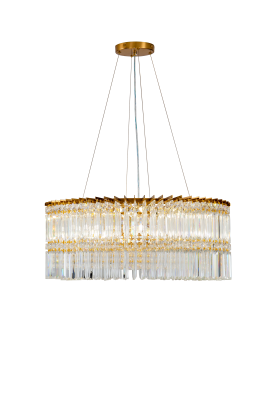 Подвесная люстра Zortes Ice queen ZRS.30514.12, Мощность - Зависит от лампы, Тип лампы: Е14, В -1200мм/580мм / Ш - ø700мм