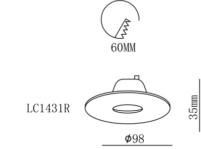 Точечный встраиваемый светильник Arte Lamp UOVO