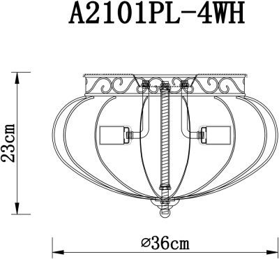 Потолочная люстра Arte Lamp VENEZIA