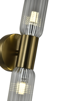 Настенный светильник ZORTES BRINY ZRS.90609.02, Мощность - 20Вт , Тип лампы: G9, В -671мм / Ш - 80мм / Г - 100мм