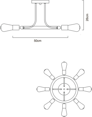 Потолочная люстра Arte Lamp HIGHGARDEN