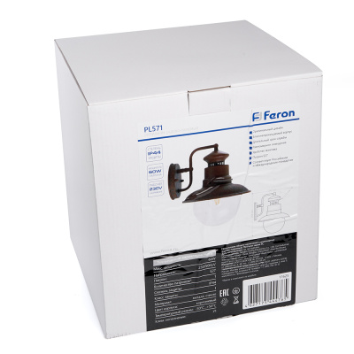 Светильник садово-парковый FERON PL571