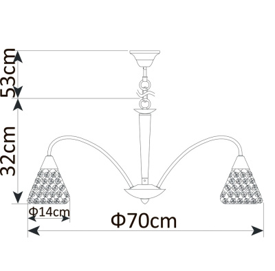 Люстра Arte Lamp ADAMELLO