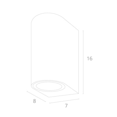 Фасадный светильник Arte Lamp DOPPIO