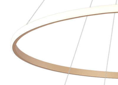 Светильник ZORTES RINGOLIGHT ZRS.33320.75C, Мощность - 75Вт, Тип лампы: LED, В - 1500мм / Ш - ø200/ø400/ø600мм