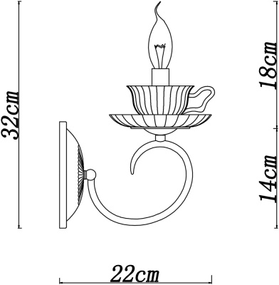 Бра Arte Lamp TET-A-TET