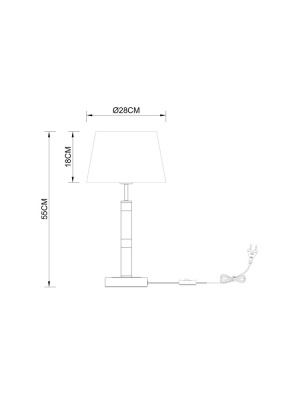 Декоративная настольная лампа Arte Lamp ROBERT