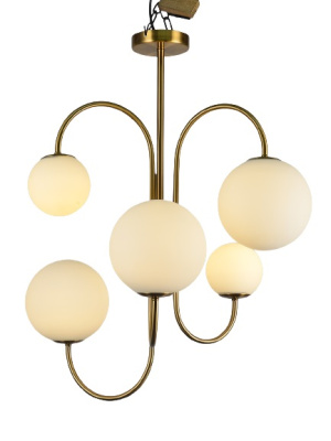 7629/6-E14-GlMl Люстра потолочная золотая ELVAN