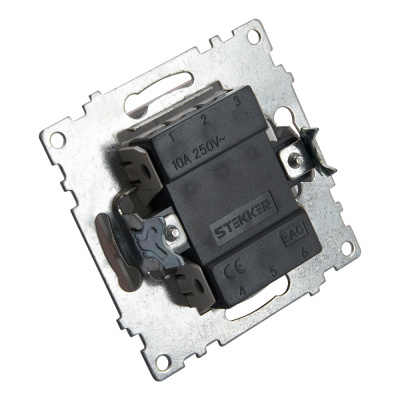 Выключатели STEKKER GLS10-7104-02